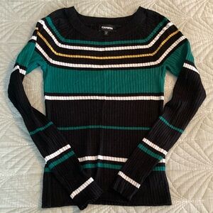 Express fitted ribbed sweater